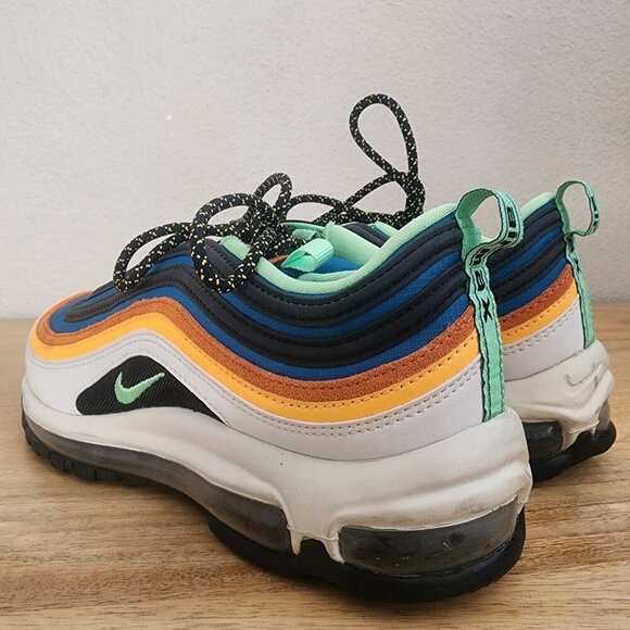 Nike Mens Air Max 97 Trainer Shoes Sneakers CZ7868-300 Green Abyss Black Size 8 - Picture 8 of 13
